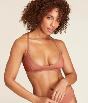 The Plunge Bralette - Rayon - Apricot