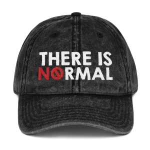 There is No Normal (Vintage Cotton Twill Cap)