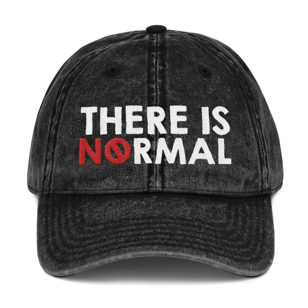 There is No Normal (Vintage Cotton Twill Cap)