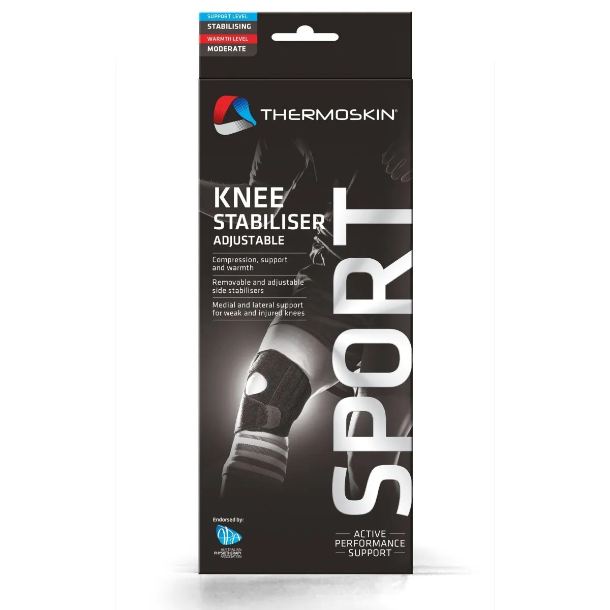 Thermoskin Sports Knee Stabiliser Adjustable