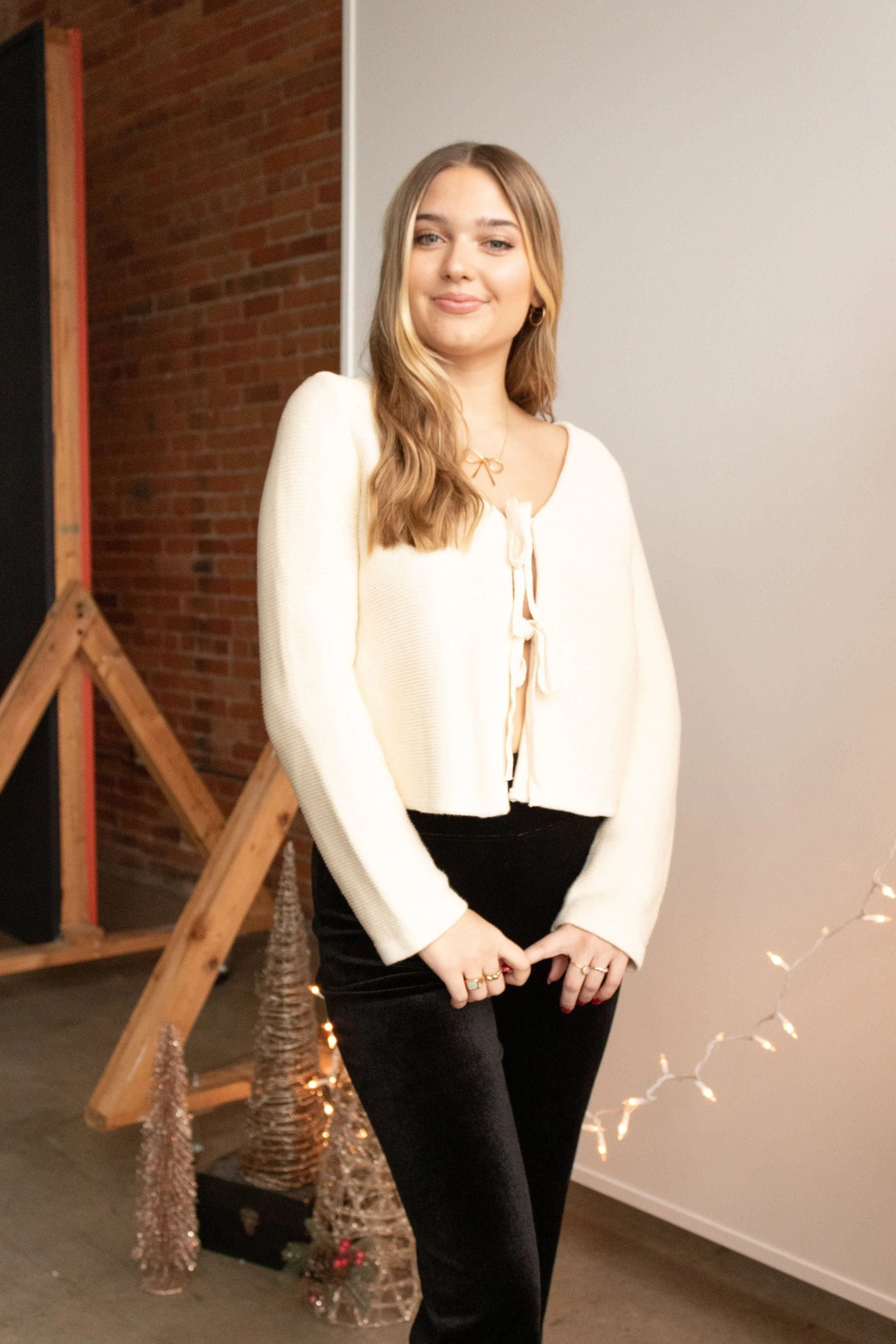 Tie Front Cardigan