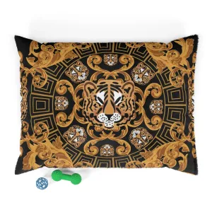 Tiger Face Royal Black Pet Bed