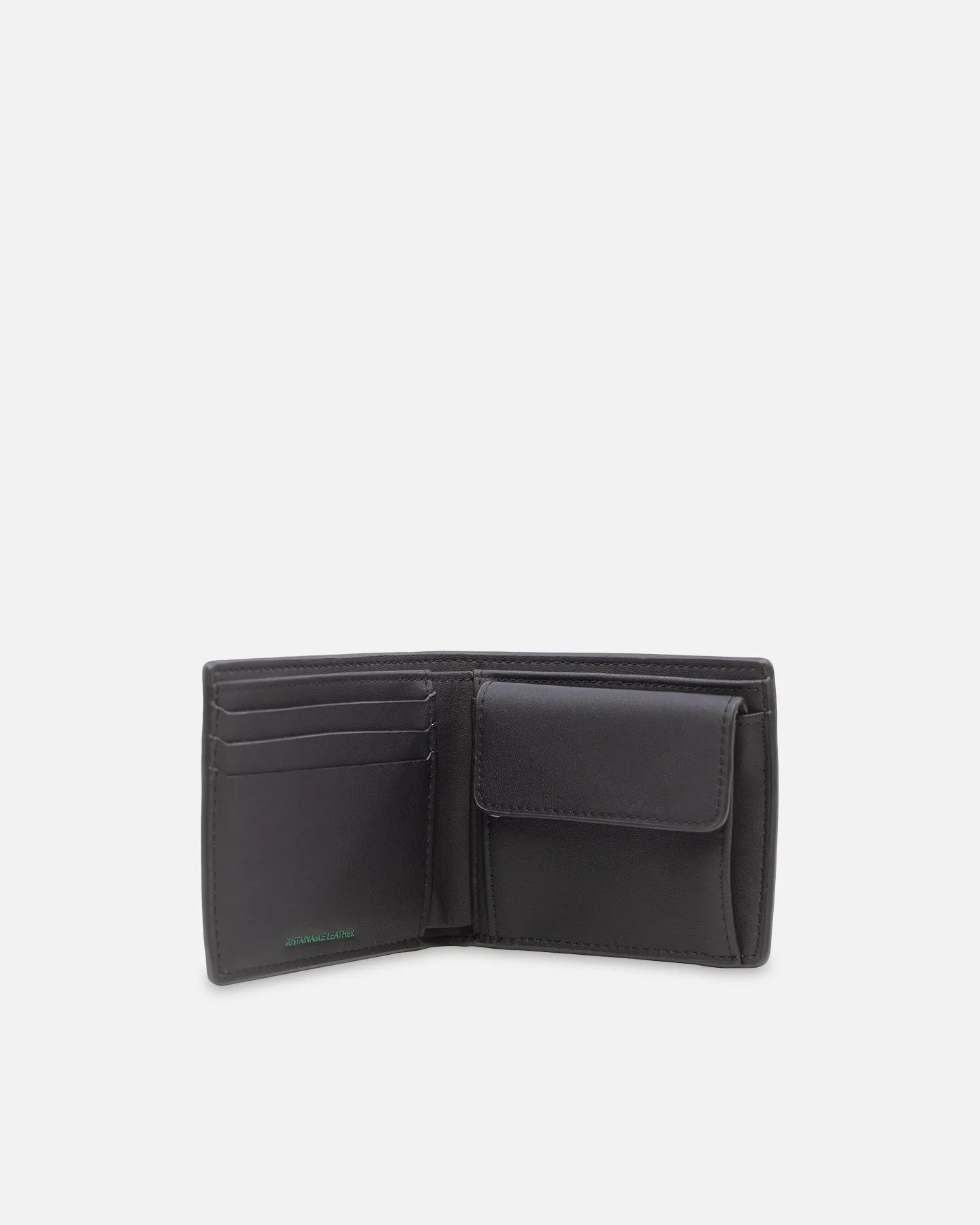 Tommy Jeans Heritage Leather Credit Card & Coin Wallet Black