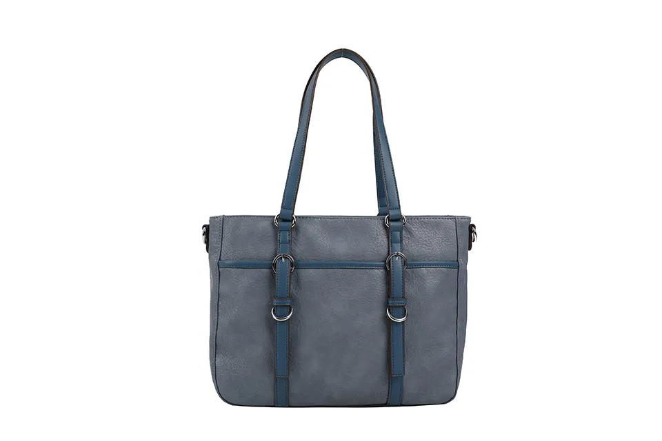 Tote Bag with Top Handles & Detachable Shoulder Strap