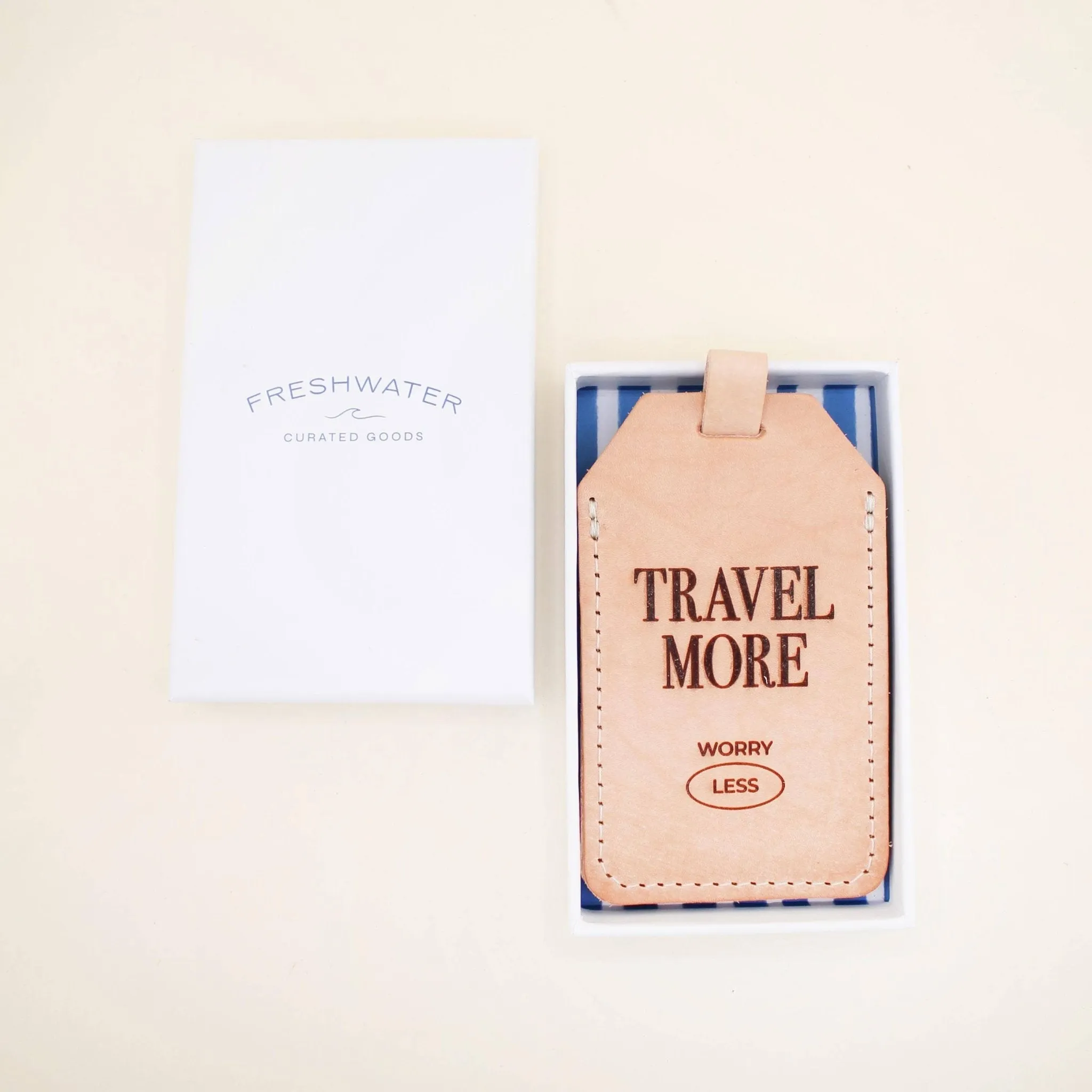 Travel More, Worry Less Luggage Tag