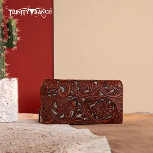 Trinity Ranch Floral Tooled Wallet