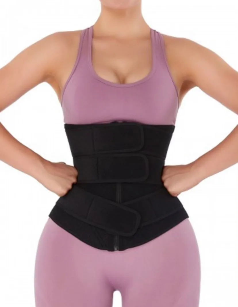Trippple Threat Waist Trainer - Black