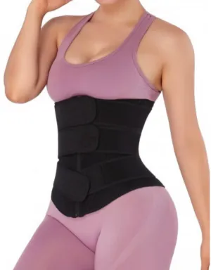 Trippple Threat Waist Trainer - Black