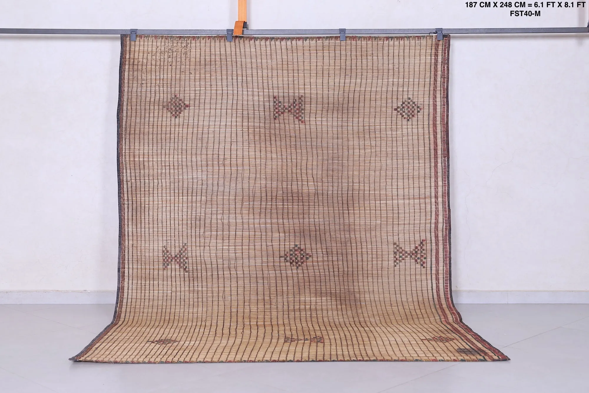 Tuareg rug 6.1 X 8.1 Feet