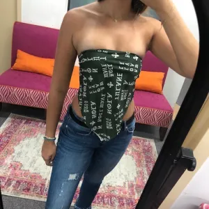 Tulane Gothic Bandana Top