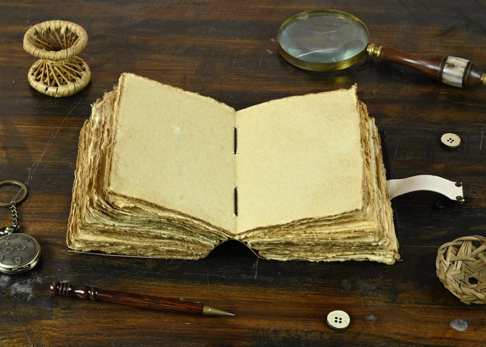 Turtle Leather Journal Rustic Vintage Leather