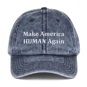 Twill Cap - Make America Human Again