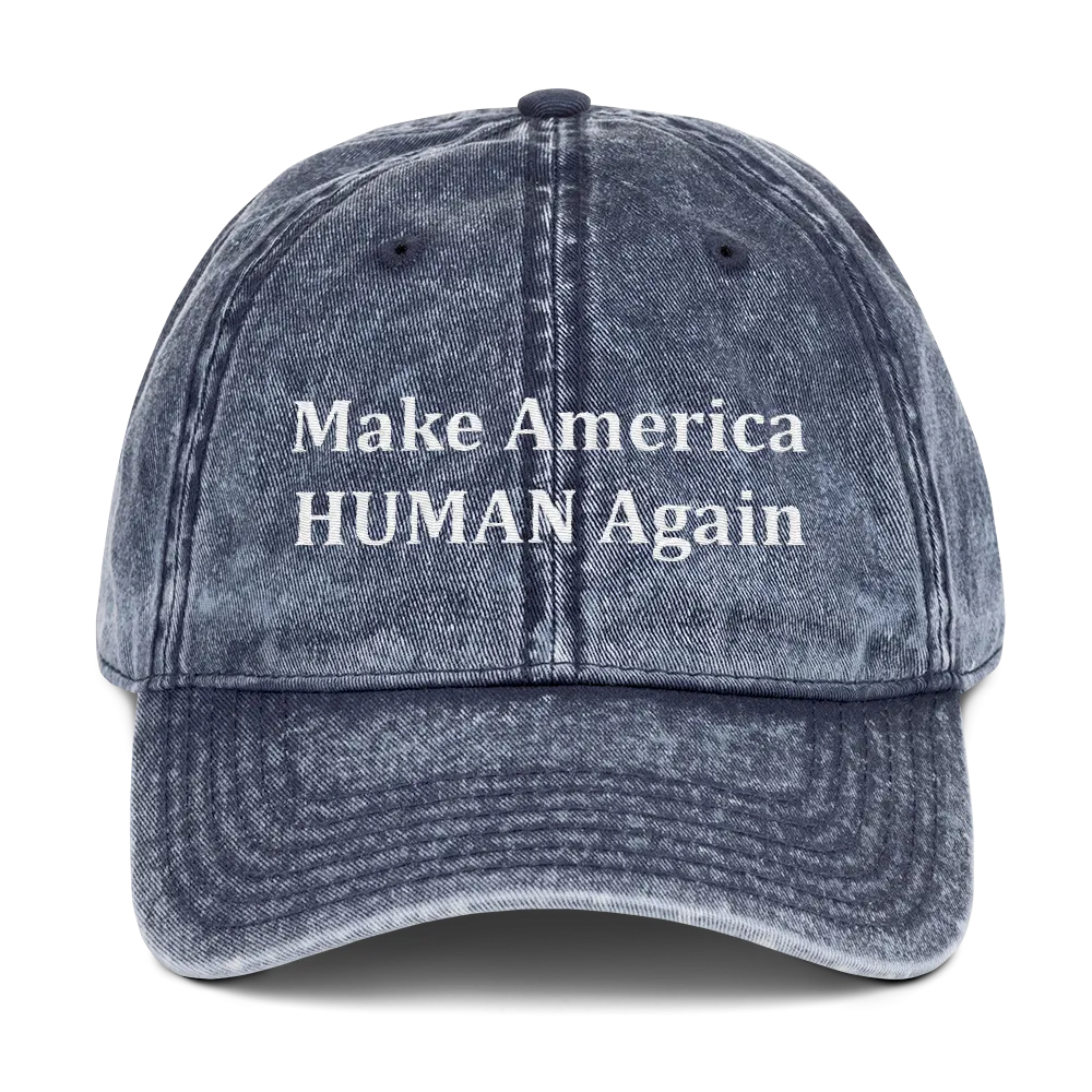 Twill Cap - Make America Human Again