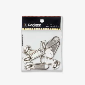 Type 10 Nylon Single Tab Sliders (Pack of 6)