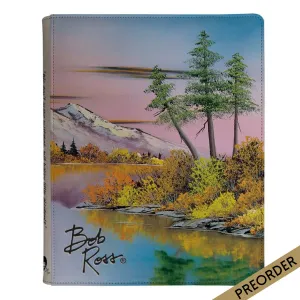 ULTRA PRO Bob Ross Collection Mighty Mountain Lake 9PKT Zippered Pro Binder