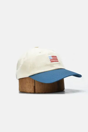 US Flag Needlepoint Hat