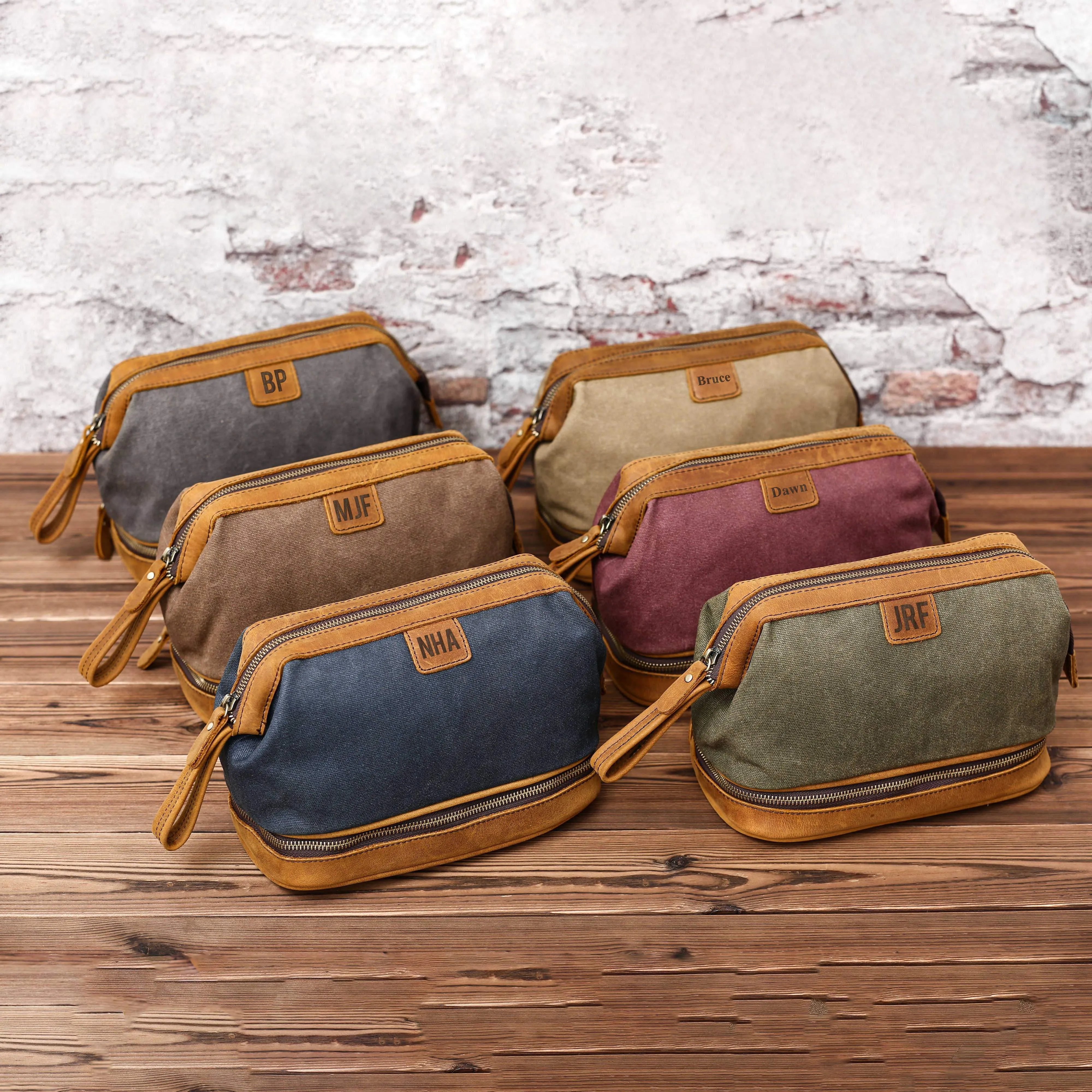 Valentines Day Gift Mens Toiletry bag Groomsman Gift
