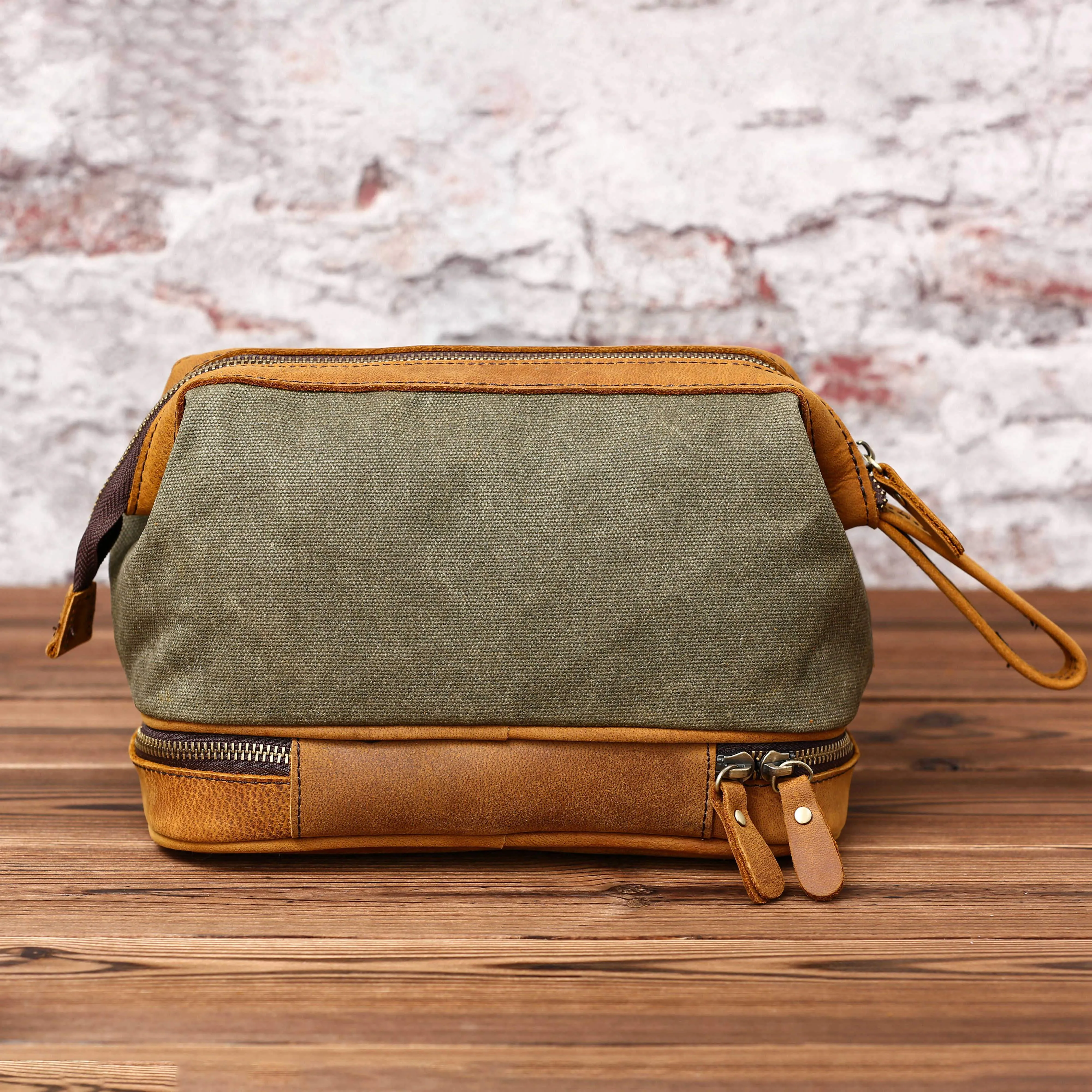 Valentines Day Gift Mens Toiletry bag Groomsman Gift