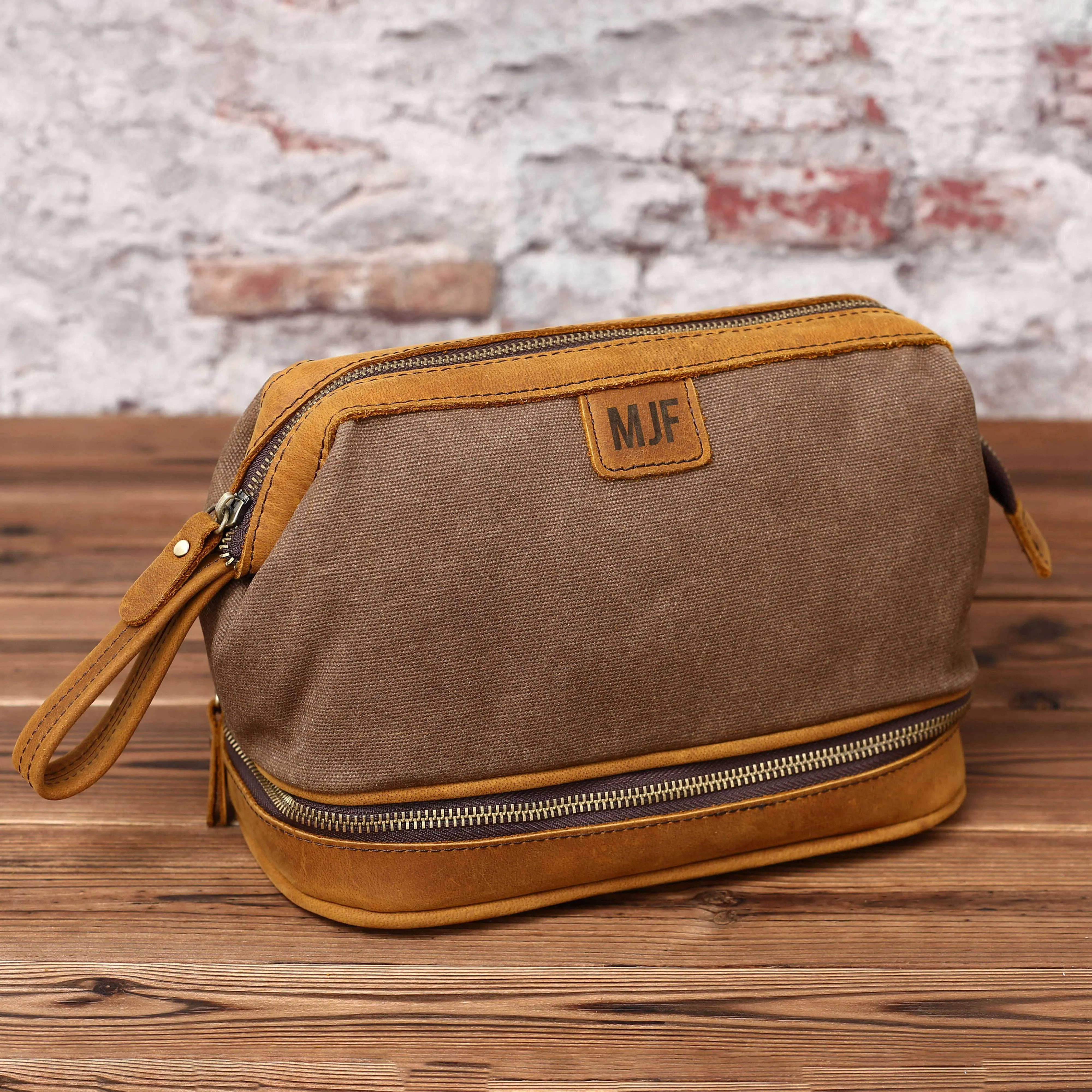Valentines Day Gift Mens Toiletry bag Groomsman Gift