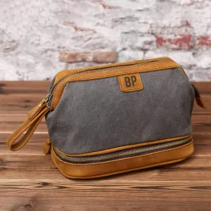 Valentines Day Gift Mens Toiletry bag Groomsman Gift