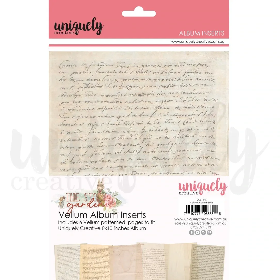Vellum Album Inserts - The Story Book