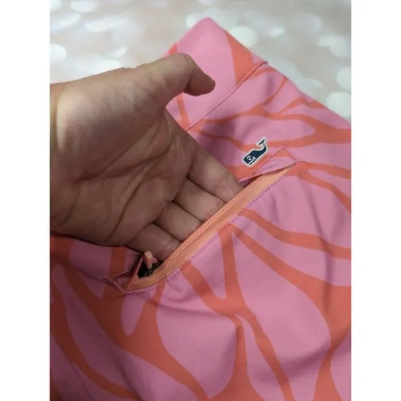Vineyard Vines Womens Golf Classic Skort Pink Passion Fruit Bloom Size 6