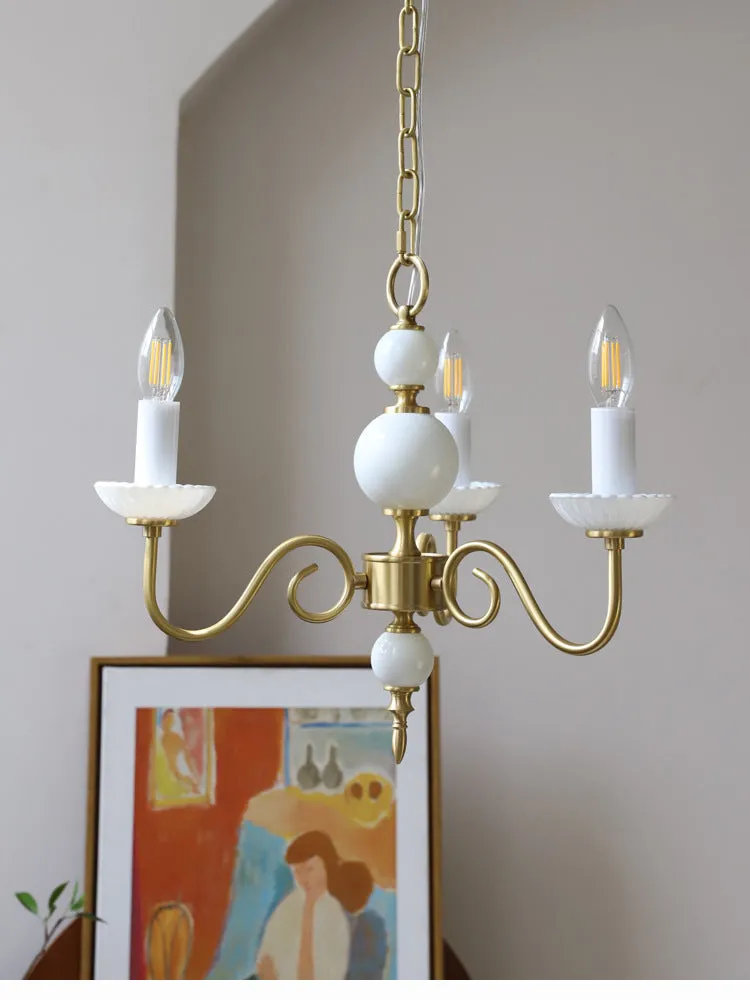 Vintage Brass Chandelier