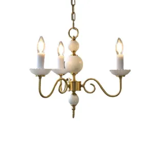 Vintage Brass Chandelier