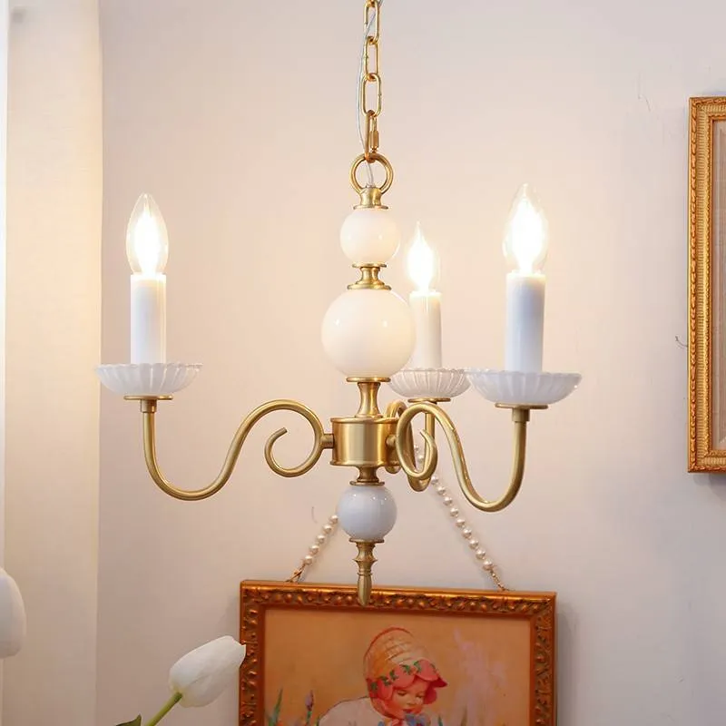 Vintage Brass Chandelier