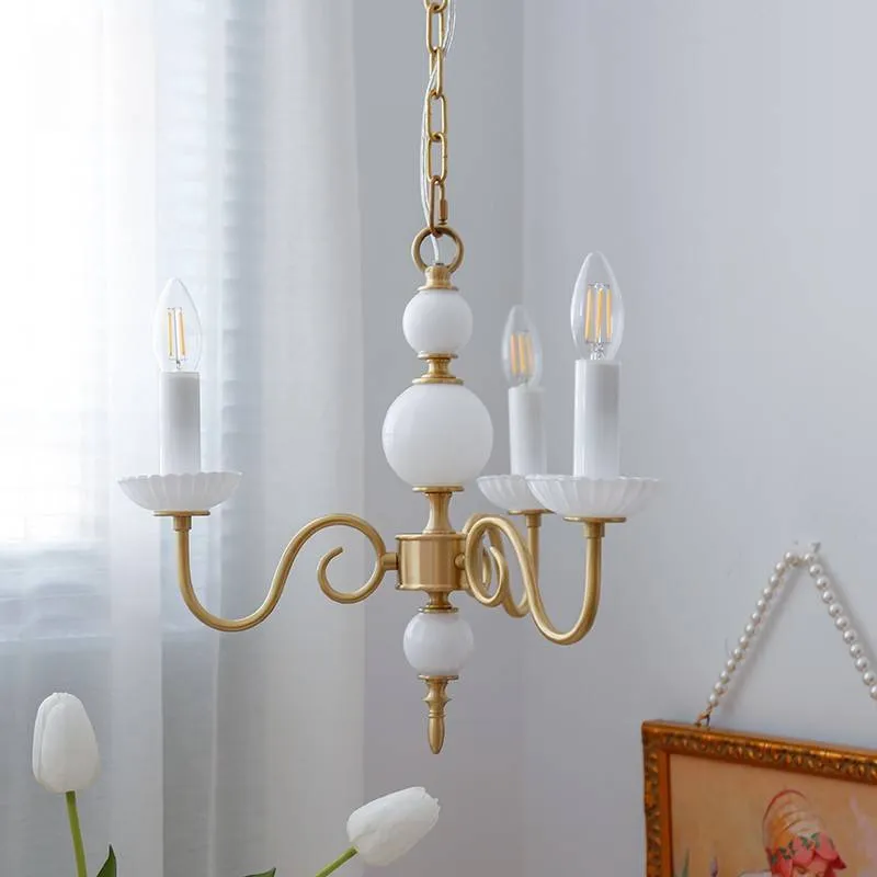 Vintage Brass Chandelier