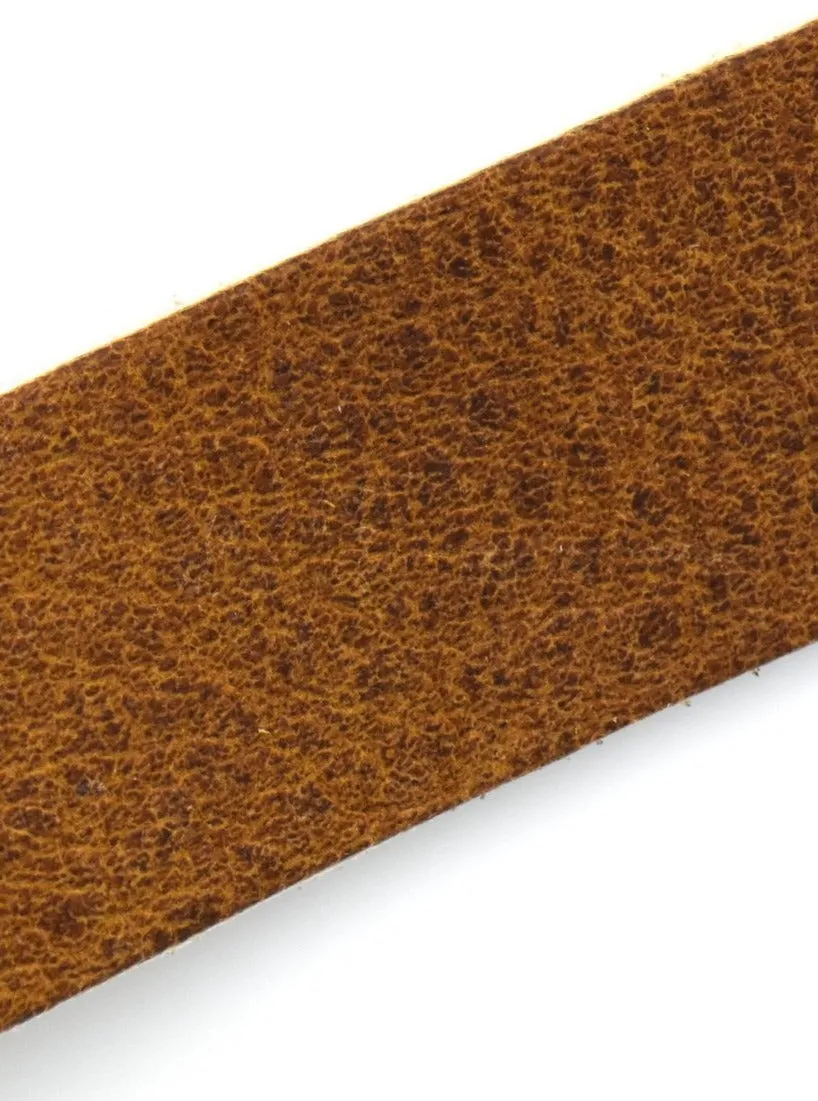 Vintage Bullhide Leather NATO Watch Strap in Natural Brown