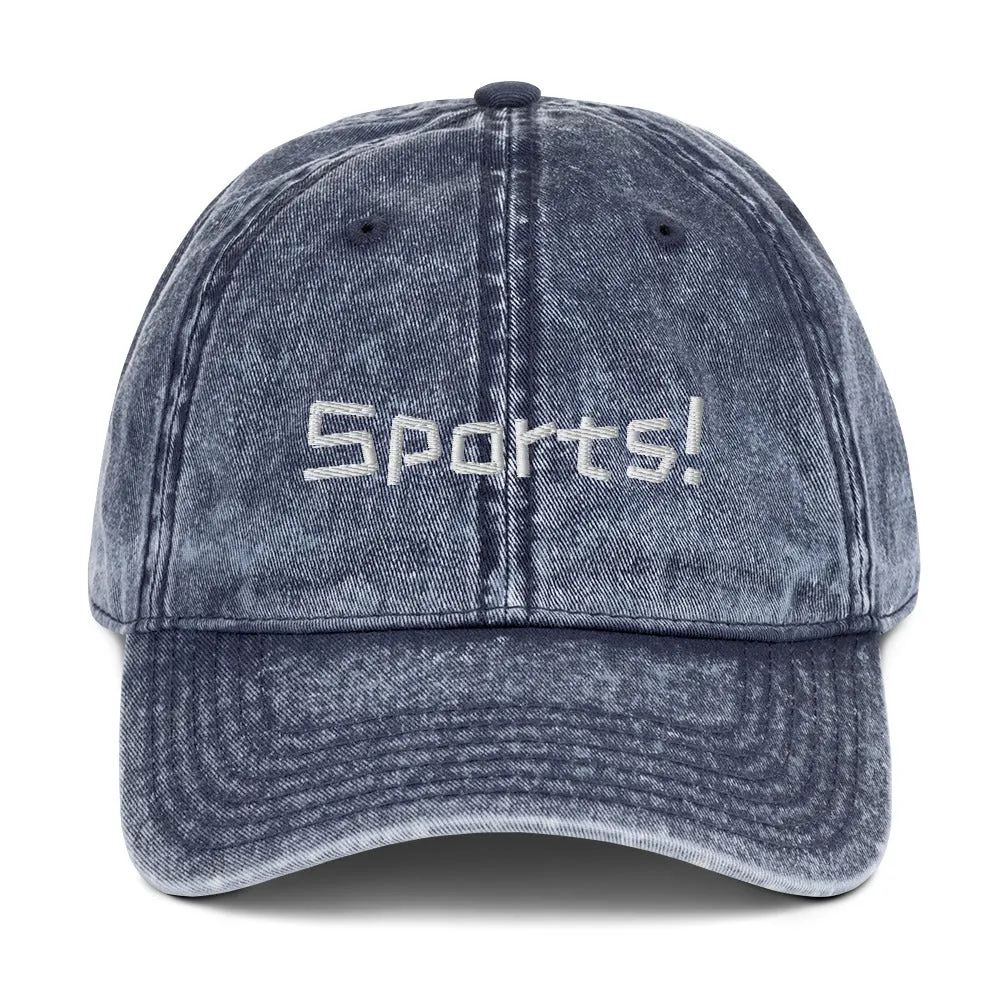Vintage Cotton Sports Hat