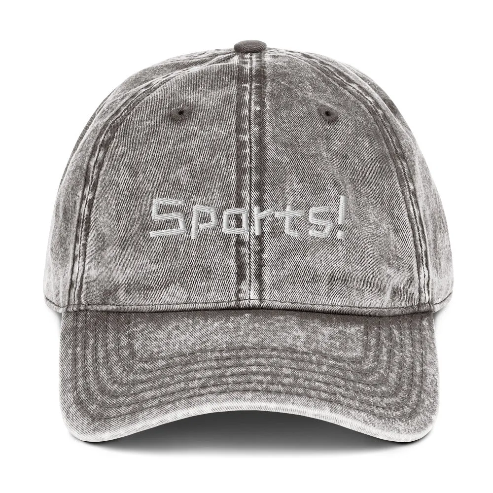 Vintage Cotton Sports Hat