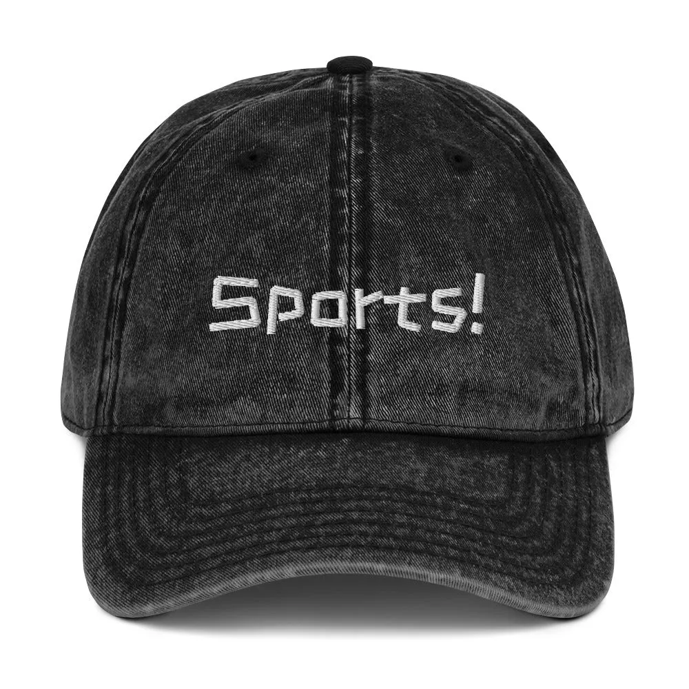 Vintage Cotton Sports Hat