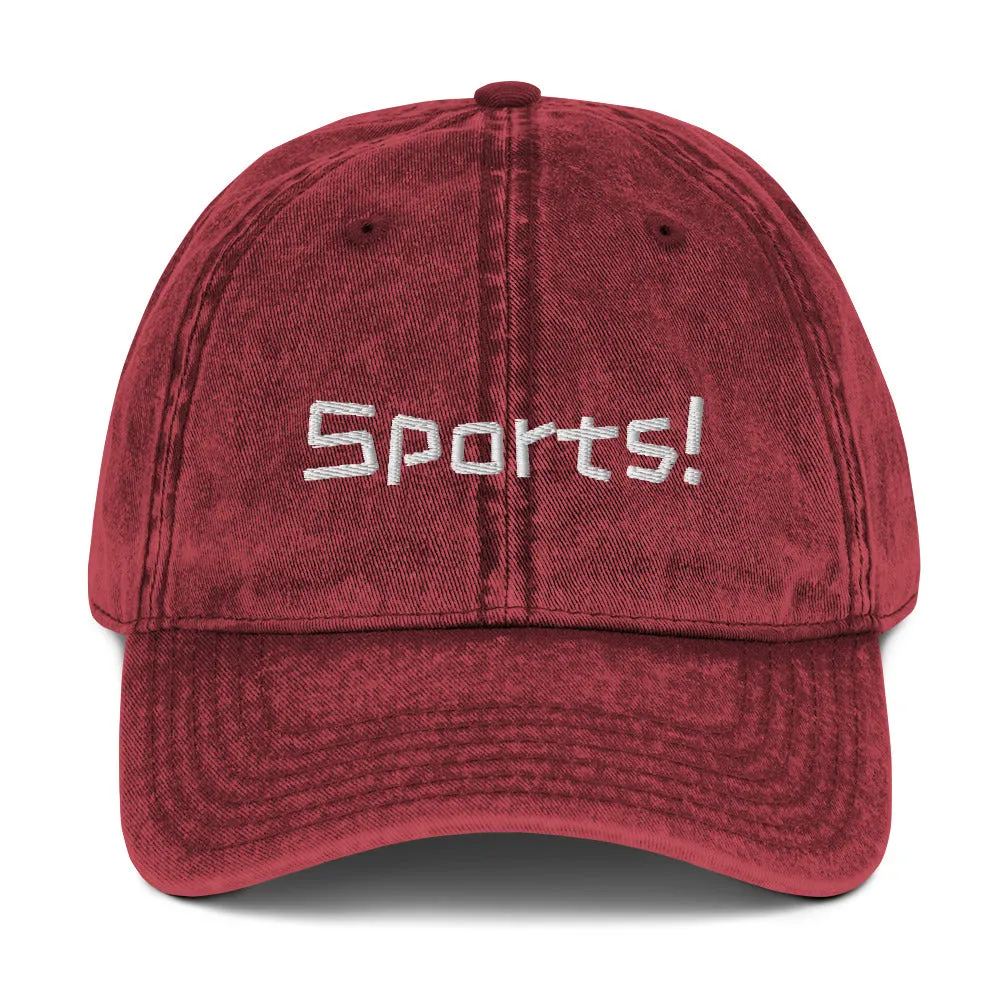 Vintage Cotton Sports Hat