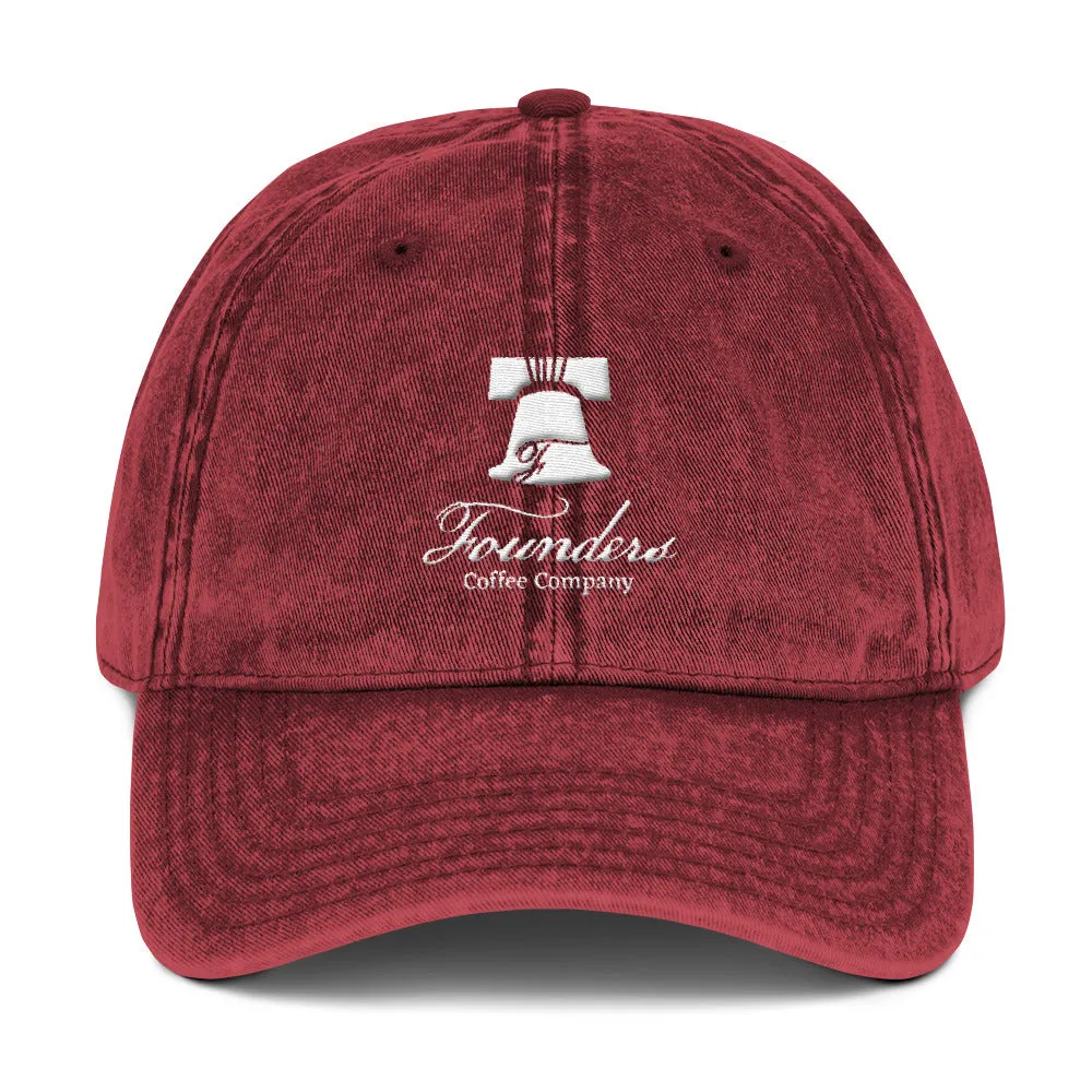 Vintage Cotton Twill Founders Logo Cap