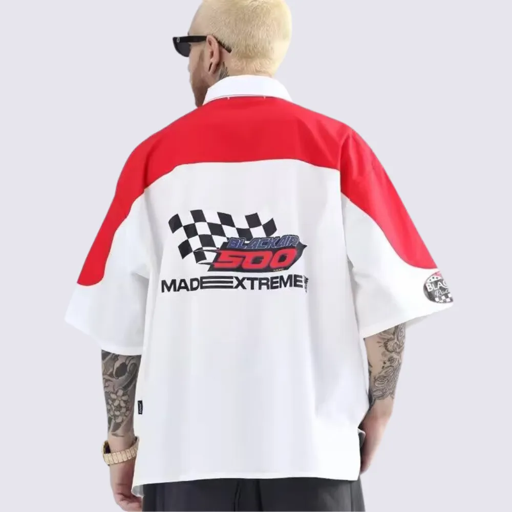 Vintage Embroidered Biker Shirt