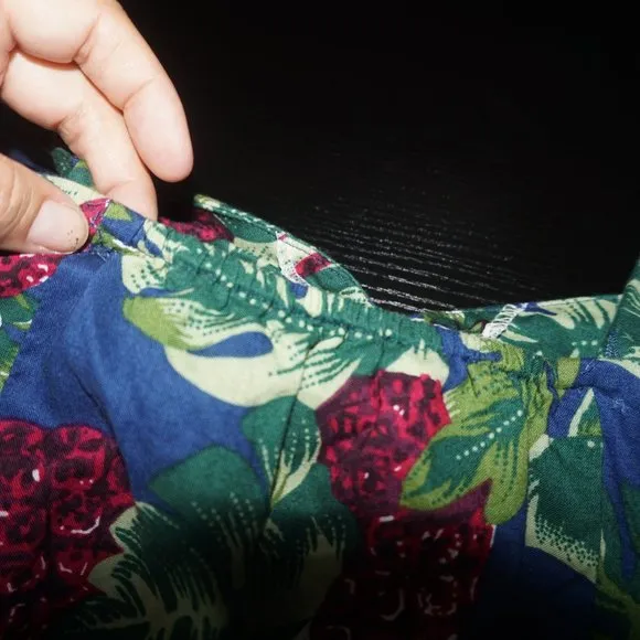 Vintage Y2k Hilo Hattie Hawaiian Floral Dress XL