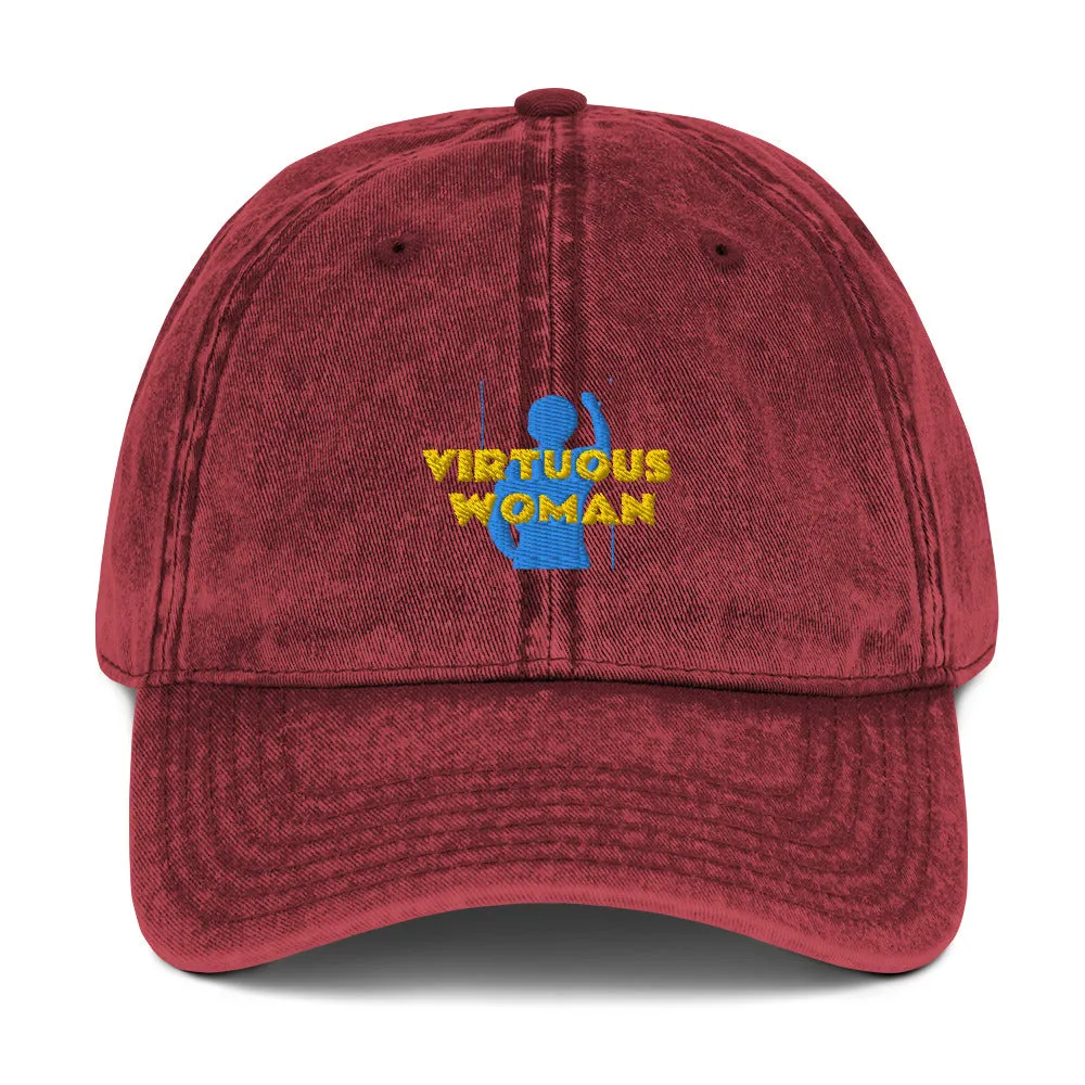 Virtuous Woman Vintage Cotton Twill Cap