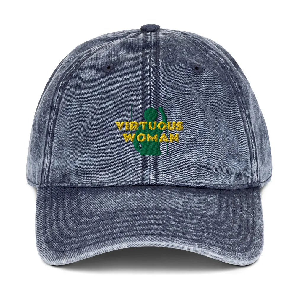 Virtuous Woman Vintage Cotton Twill Cap