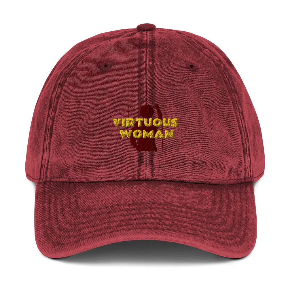 Virtuous Woman Vintage Cotton Twill Cap