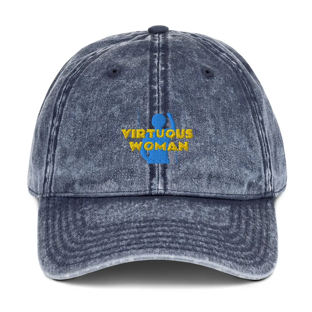 Virtuous Woman Vintage Cotton Twill Cap