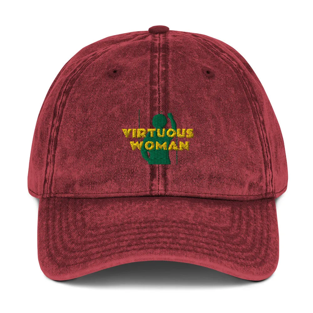 Virtuous Woman Vintage Cotton Twill Cap