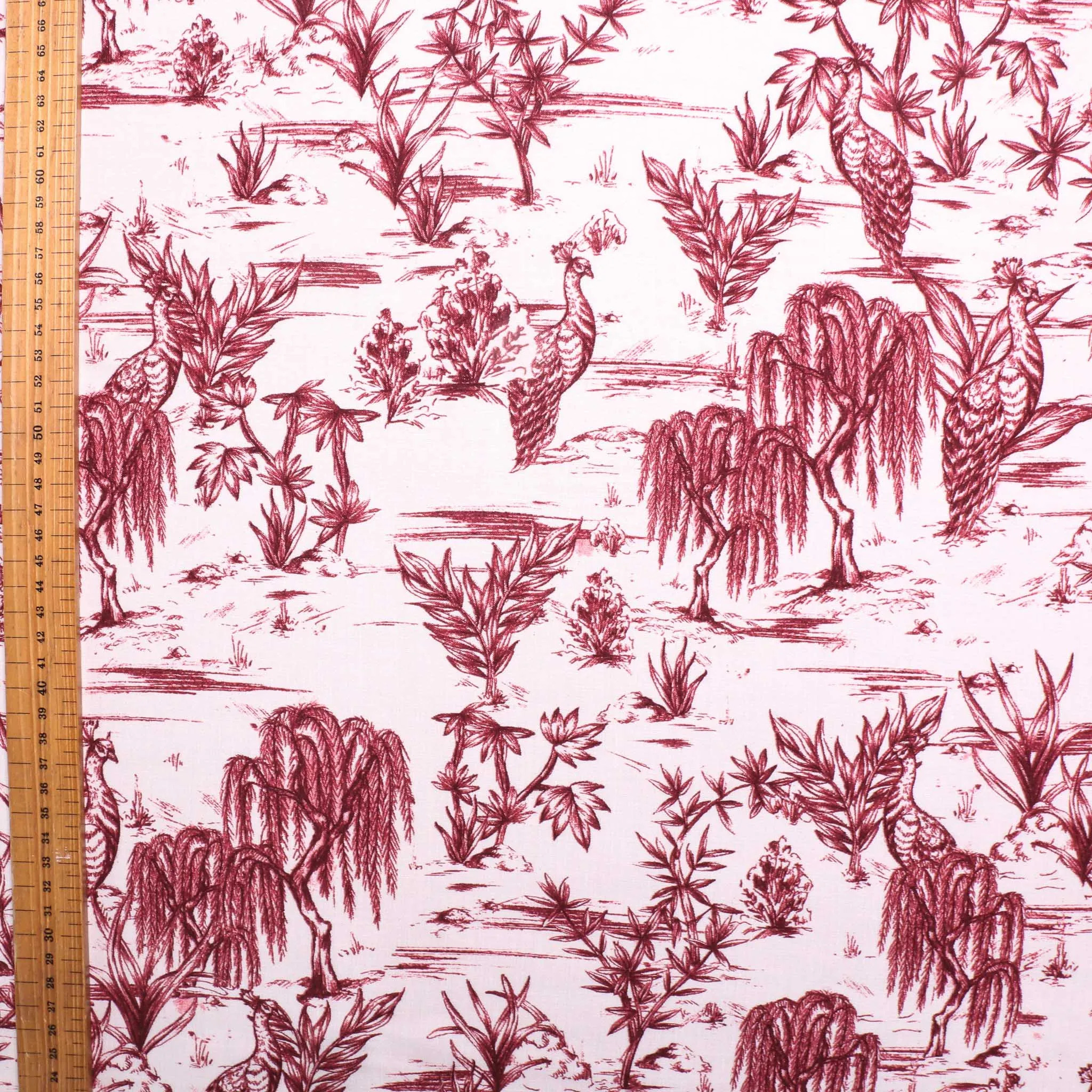 Viscose Challis Fabric - Off-white