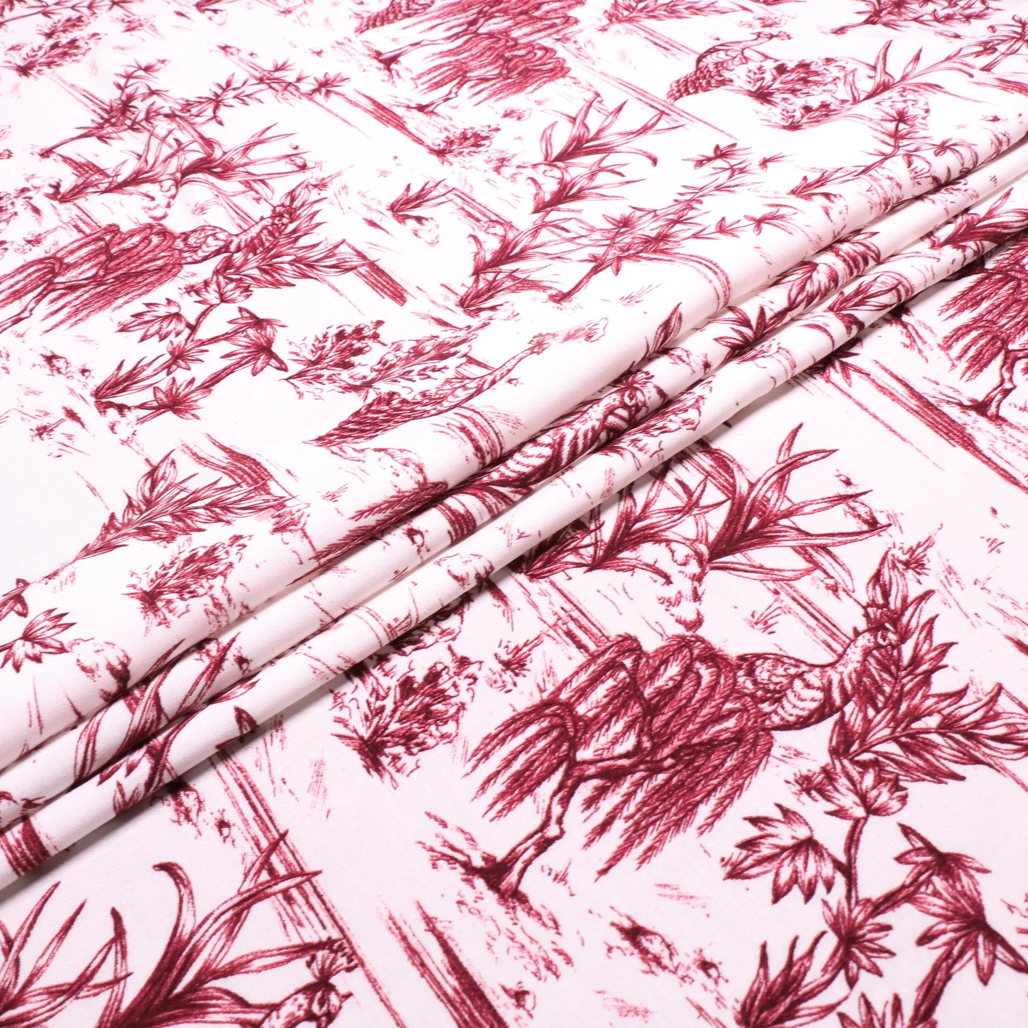 Viscose Challis Fabric - Off-white
