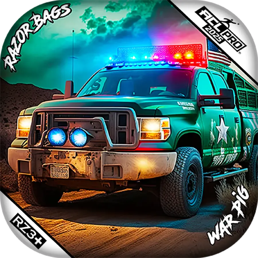 War Pig | Hero Border Patrol | ACL PRO Razor Cornhole Bags