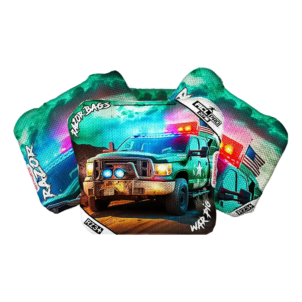 War Pig | Hero Border Patrol | ACL PRO Razor Cornhole Bags