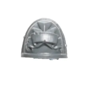 Warhammer 40K Games Workshop Black Templars Chapter Upgrade Shoulder Pad C