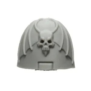 Warhammer 40K Games Workshop Space Marines Night Lords MKVI Shoulder Pad D