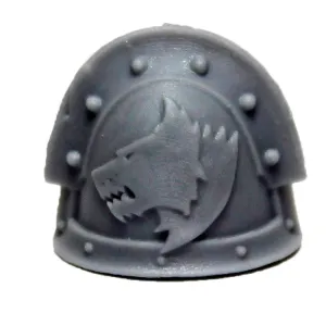 Warhammer 40K Marines Forgeworld Space Wolves MKIII Shoulder Pad Bits